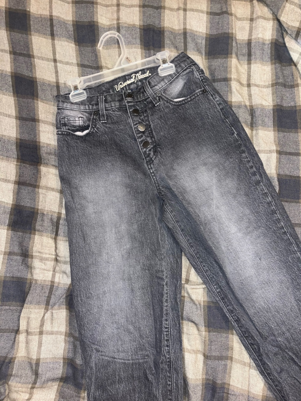 Universal Thread Women’s Straight Washed Black Jeans